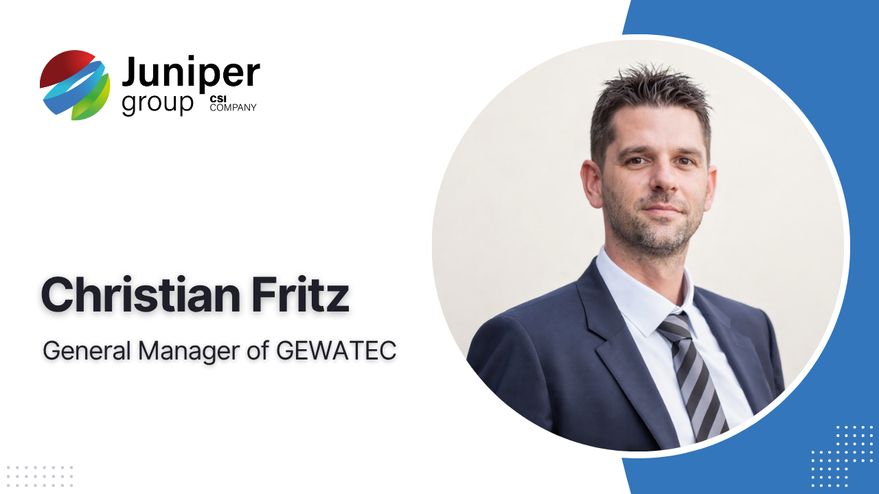 Christian Fritz, General Manager of GEWATEC